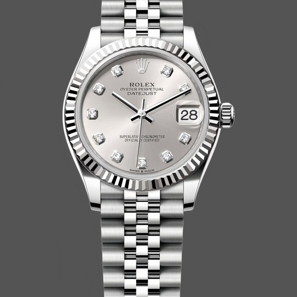 Replica Rolex Datejust 28-m279171 0017 da donna, indice cioccolato, acciaio e oro rosa, cioccolato