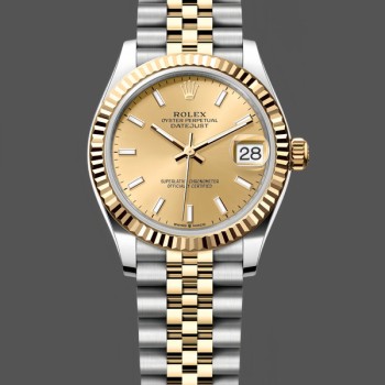 Replica Rolex Datejust donna 31-278273 0014, quadrante champagne, quadrante champagne donna