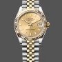 Replica Rolex Datejust donna 31-278273 0014, quadrante champagne, quadrante champagne donna