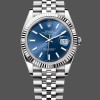 Replica Rolex Datejust 31-m278274 da donna, lunetta scanalata, quadrante blu, quadrante blu da donna