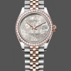 Replica Rolex Datejust 28-m279171 0017 da donna, indice cioccolato, acciaio e oro rosa, cioccolato