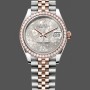 Replica Rolex Datejust 28-m279171 0017 da donna, indice cioccolato, acciaio e oro rosa, cioccolato
