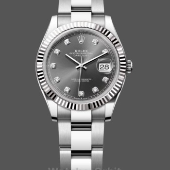 Replica Rolex Datejust 31mm Oro Bianco Quadrante Grigio Donna m278274 Lusso Donna Quadrante Grigio