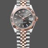 Replica Rolex Datejust donna 31-278271 0018, bicolore, quadrante ardesia scanalato, giubileo, ardesia