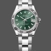 Replica Rolex Datejust 31-M278274 donna, oro bianco, quadrante verde menta, quadrante verde donna