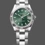 Replica Rolex Datejust 31-M278274 donna, oro bianco, quadrante verde menta, quadrante verde donna
