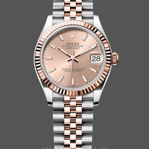 Replica Rolex Datejust 31mm Oro Rosa Quadrante Giubileo m278271 0010 Donna Quadrante Oro Rosa