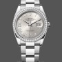Replica Rolex Datejust 36-m126284rbr 0022 da donna, acciaio inossidabile, quadrante romano argento, Oyster, quadrante argento