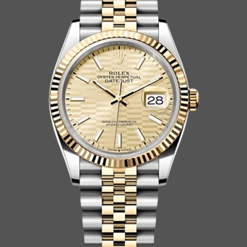 Replica Rolex Explorer 36-M124273 0001 unisex, quadrante nero, oro giallo, quadrante nero donna