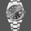 Replica Rolex Datejust 41-m126331 0016, Oro Everose, Oystersteel, Quadrante Grigio Quadrante grigio