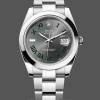 Replica Rolex Datejust 41-M126300 0013, Oyster acciaio inossidabile, quadrante ardesia, quadrante grigio da uomo