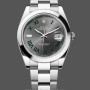 Replica Rolex Datejust 41-M126300 0013, Oyster acciaio inossidabile, quadrante ardesia, quadrante grigio da uomo