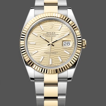 Replica Rolex Datejust 31-m278381RBR 0032, Oro rosa, quadrante argentato con motivo floreale, lunetta con diamanti, Argento