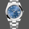 Replica Rolex Datejust 41-M126300 0017, Acciaio inossidabile, Quadrante Azzuro Blue Roman, Quadrante Blu, Uomo