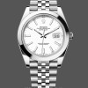 Replica Rolex Datejust 41-126300 0006 da uomo, acciaio inossidabile, indice bianco, quadrante bianco Jubilee