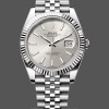 Replica Rolex Datejust 41-126334 0004, Acciaio inossidabile, Quadrante argentato, Jubilee, Quadrante argentato, Uomo