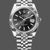 Replica Rolex Datejust 41-126333 0017, acciaio e oro giallo, quadrante bianco con diamanti, Oyster MOP, uomo