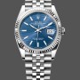 Replica Rolex Datejust 41-126334 da uomo, acciaio inossidabile, indice blu, giubileo, quadrante blu da uomo