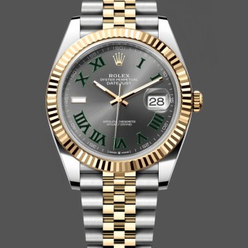 Replica Rolex Day Date 36-m128396TBR 0024 unisex, 36 mm, quadrante blu brillante con diamanti incastonati, lunetta con diamanti incastonati, blu