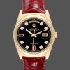Replica Rolex Day Date 36-m128348RBR 0026 unisex, oro giallo, quadrante champagne, lunetta con diamanti, champagne