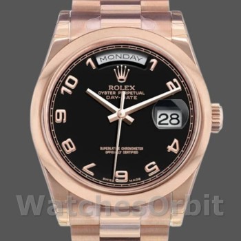 Replica Rolex Day-Date 36mm Unisex-118205-Comparatore arabo nero Unisex-118205-Comparatore arabo nero Unisex-118205-Comparatore arabo nero