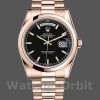Replica Rolex Day-Date 36mm Unisex-118205-Comparatore Nero Uomo