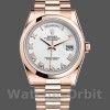 Replica Rolex Day-Date 36mm Unisex-118205-Dal quadrante oro bianco unisex