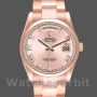 Replica Rolex Day-Date 36mm Unisex-118205-Dal quadrante rosa oro rosa unisex
