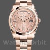 Replica Rolex Day-Date 36 mm Unisex-118205-Oro rosa-Giubileo Quadrante di diamanti rosa