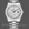 Replica Rolex Day-Date 36mm Unisex-118206-Meteorite Quadrante grigio Unisex-118206-Meteorite Quadrante grigio
