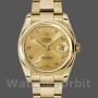 Replica Rolex Day-Date 36mm Unisex-118208-Calendario champagne-Indici numerali arabi-Orologi in oro giallo Champagne