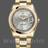 Replica Rolex Day-Date 36 mm Unisex-118208-Comparto argento-Oro giallo Argento