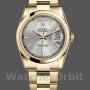 Replica Rolex Day-Date 36 mm Unisex-118208-Comparto argento-Oro giallo Argento