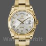 Replica Rolex Day-Date 36mm Unisex-118208-Argento Quadrante Giubileo con diamanti Argento