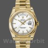 Replica Rolex Day-Date 36mm Unisex-118208-Comparatore bianco Unisex-118208-Componente bianco