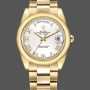 Replica Rolex Day-Date 36mm Unisex-118208-Comparatore romano bianco-Numeri romani Bianco