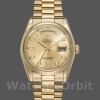 Replica Rolex Day-Date 36 mm Unisex-118208-Oro giallo-Champagne Quadrante di diamanti Champagne