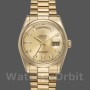 Replica Rolex Day-Date 36 mm Unisex-118208-Oro giallo-Champagne Quadrante di diamanti Champagne