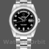 Replica Rolex Day-Date 36mm Unisex-118209-Comparatore nero unisex