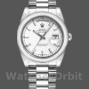 Replica Rolex Day-Date 36mm Unisex-118209-Bracciale Oyster-Comparatore Bianco Bianco<br />