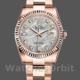 Replica Rolex Day-Date 36mm Unisex-118235-Meteorite Quadrante Diamante Meteorite unisex