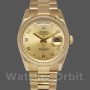 Replica Rolex Day-Date 36mm Unisex-118238-Calendario champagne-Numero arabo champagne