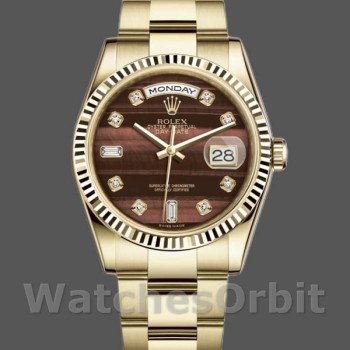 Replica Rolex Day-Date 36mm Unisex-118238-Oyster Bracciale-Diamanti Quadrante Bulls Eye Unisex-118238-Oyster Bracciale-Diamante Bulls Eye