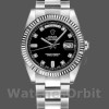 Replica Rolex Day-Date 36mm Unisex-118239-Calendario nero con diamanti Nero unisex<br />