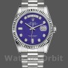 Replica Rolex Day-Date 36mm Unisex-118239-Diamond-Lapis Lazuli Quadrante Blu Unisex