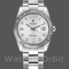 Replica Rolex Day-Date 36mm Unisex-118239-Giubileo-Dialetto d'argento Argento unisex
