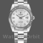 Replica Rolex Day-Date 36mm Unisex-118239-Giubileo-Dialetto d'argento Argento unisex