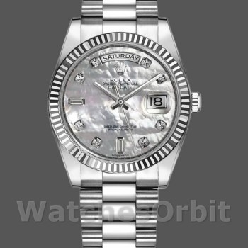 Replica Rolex Day-Date Unisex 36mm Unisex-118239-MOP Quadrante MOP