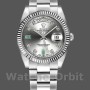 Replica Rolex Day-Date 36 mm Unisex-118239-Rhodium Quadrante grigio-Oro bianco Rhodium<br />
