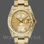 Replica Rolex Day-Date 36 mm Unisex-118338-Champagne Quadrante con diamanti Champagne